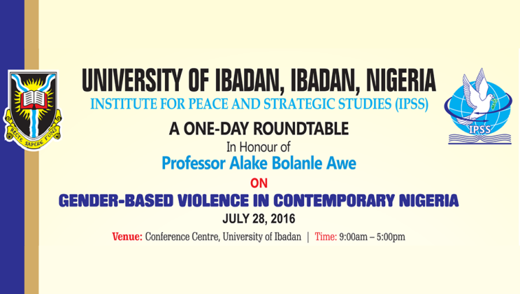 IPSS roundtable on gender-based violence in contemporary Nigeria